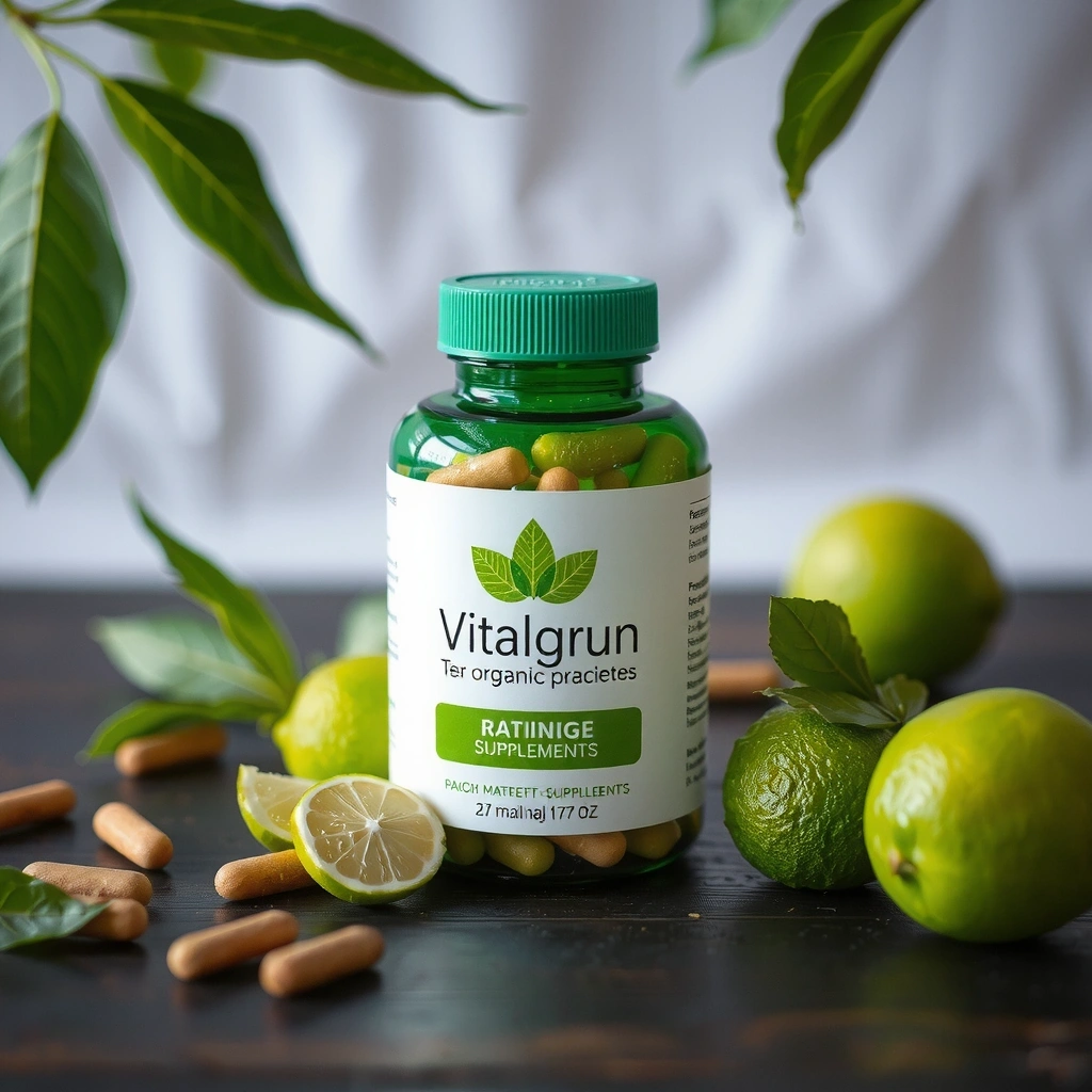 Organic abstract visual representing Vitalgrün